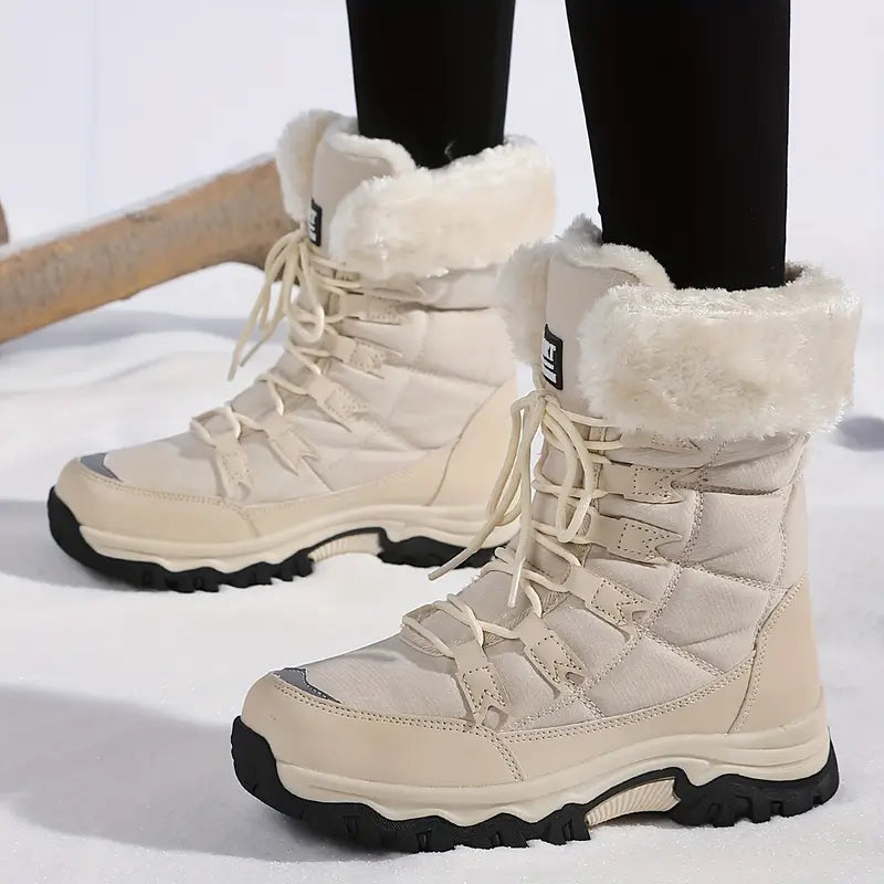 Beige snow boots - Elma Boutique