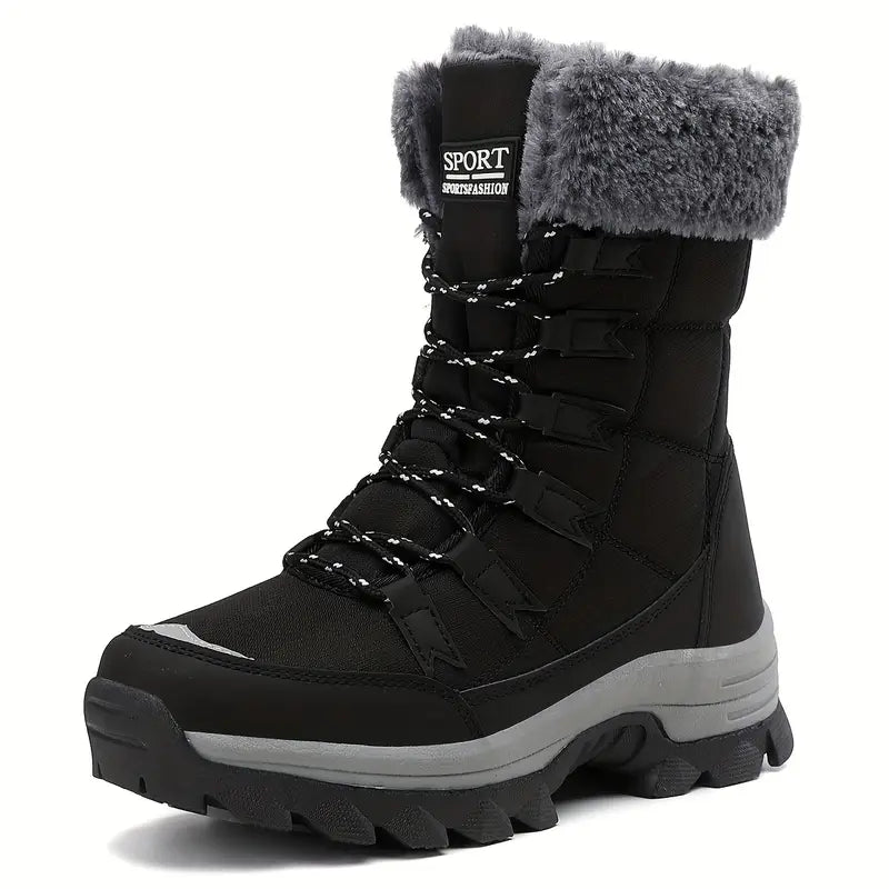 Black snow boots - Elma Boutique