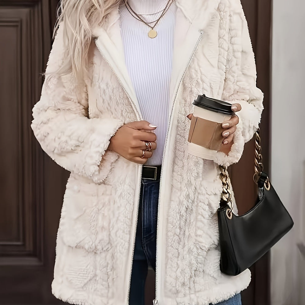 Cream coat - Elma Boutique