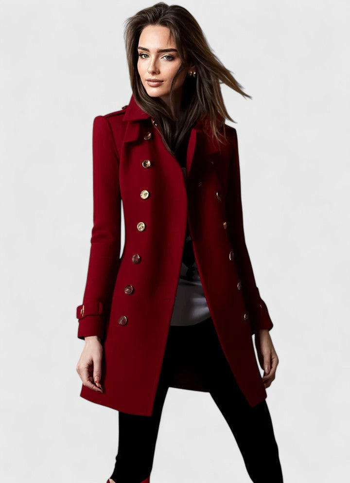 Red coat - Elma Boutique