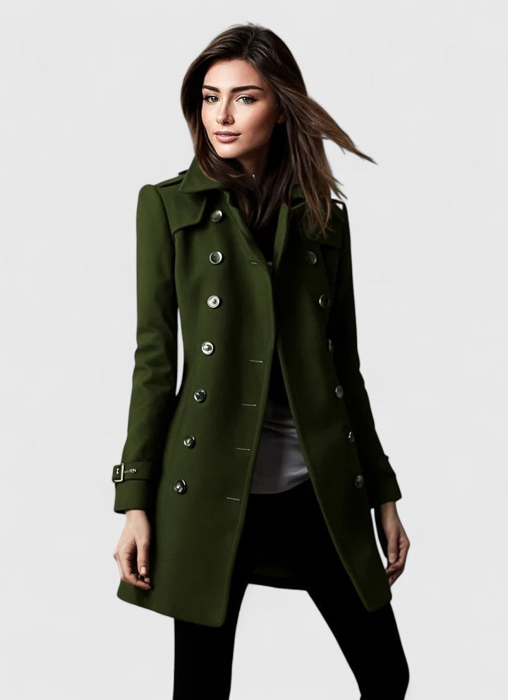 Green coat - Elma Boutique