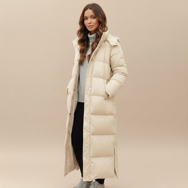 White puffer jacket - Elma Boutique