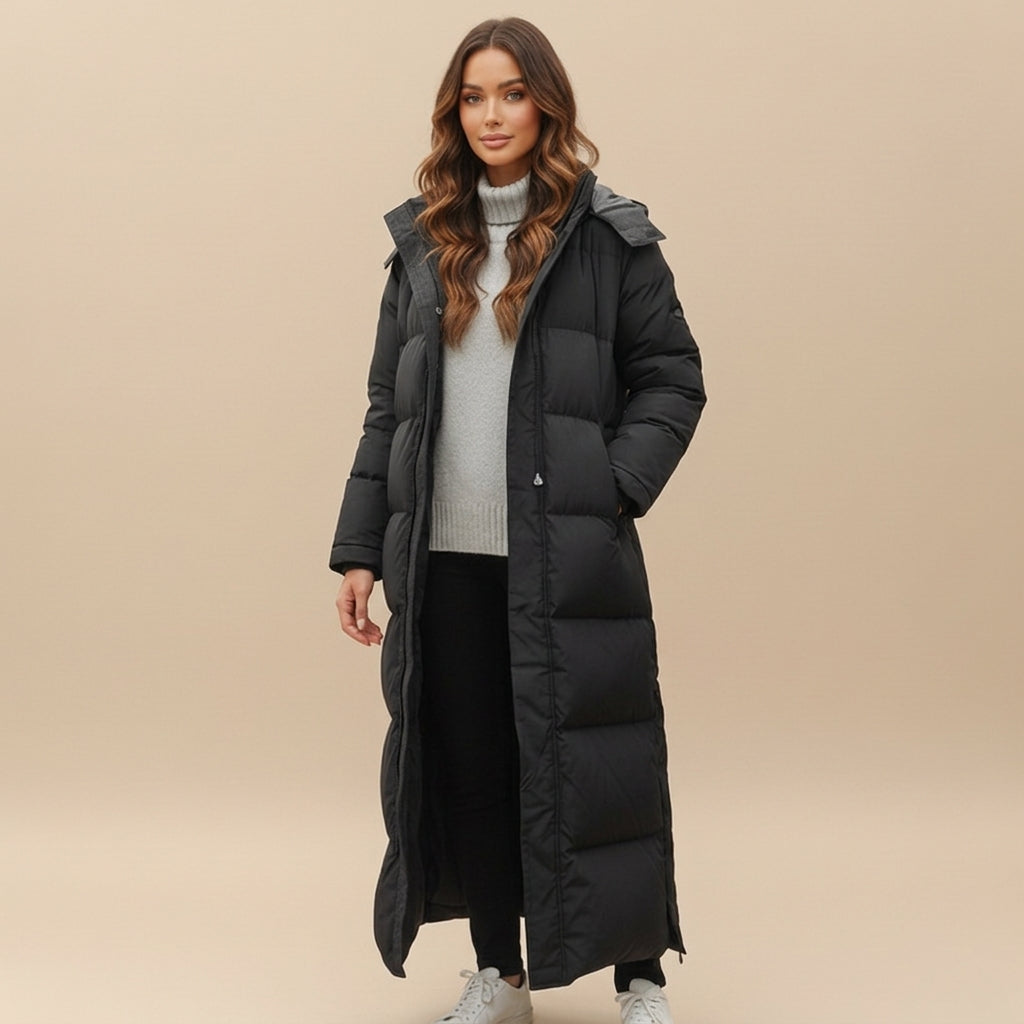Black puffer jacket - Elma Boutique