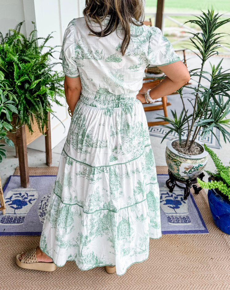 Womens Maxi Dress With Smocked Waist
