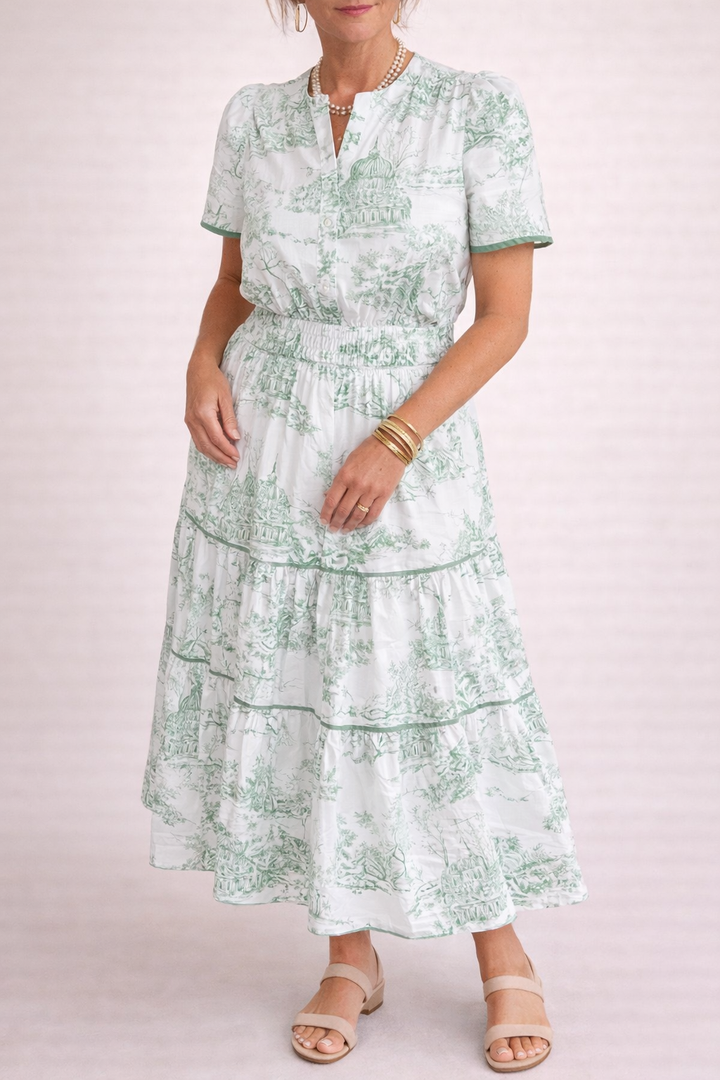 Womens Maxi Dress With Smocked Waist