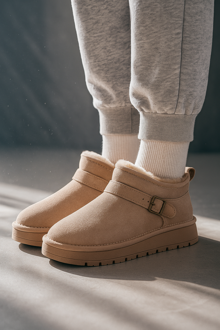 Khaki snow boots - Elma Boutique