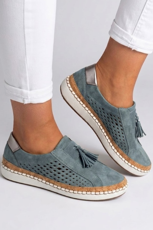 Womens Orthopaedic Slip On Sneakers Cushioned Breathable