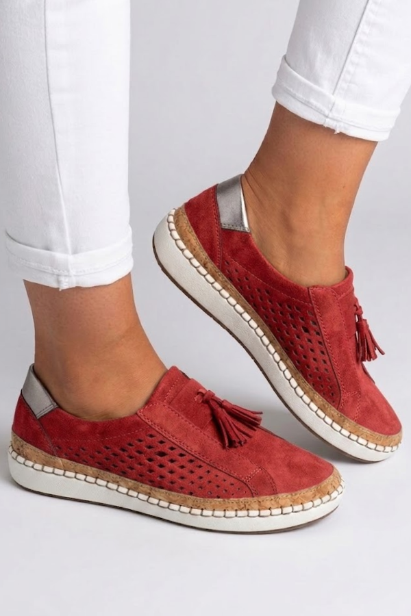 Womens Orthopaedic Slip On Sneakers Cushioned Breathable