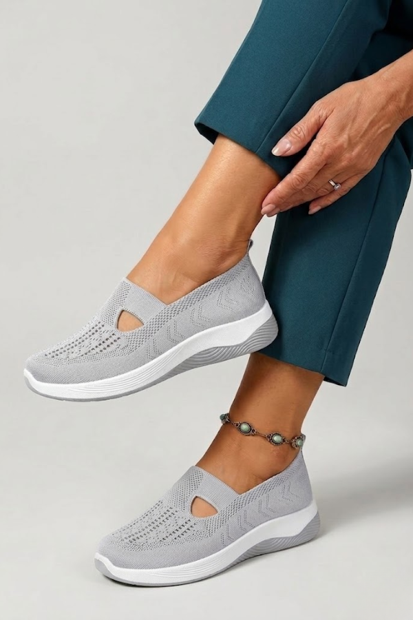 Womens Orthopaedic Slip On Shoes Cushioned Sole Breathable