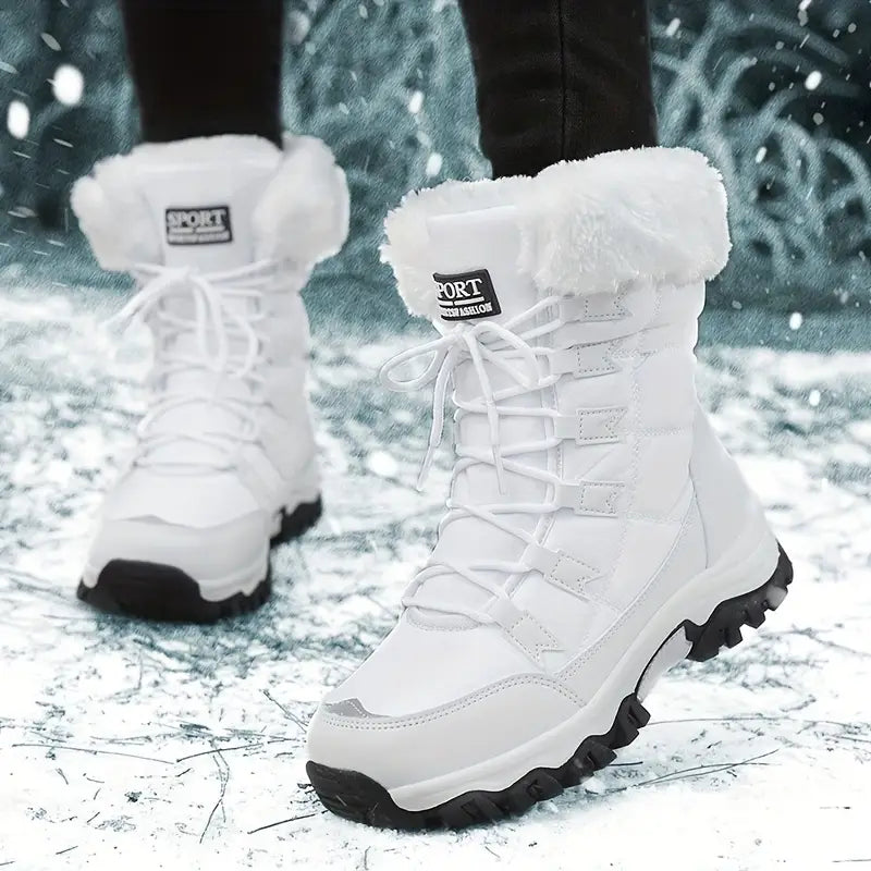 White snow boots - Elma Boutique