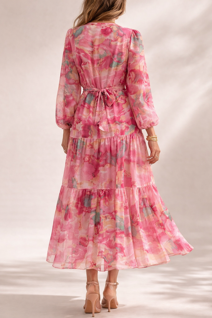 Floral Flowing Maxi Dress Wedding