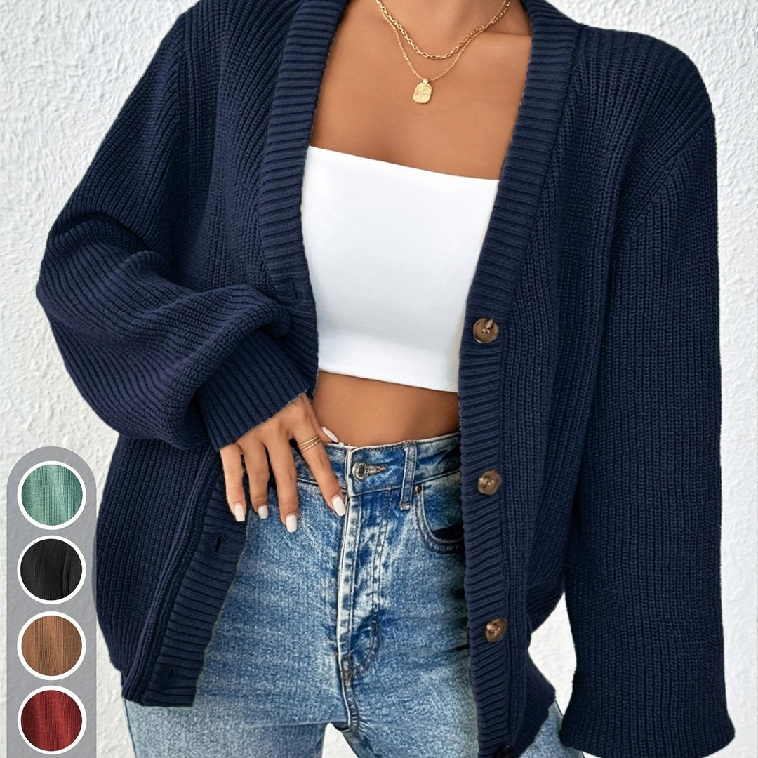 Navy cardigan - Elma Boutique