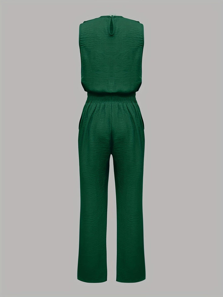 Sleeveless Tank Top and Pants Two Piece Set for Women