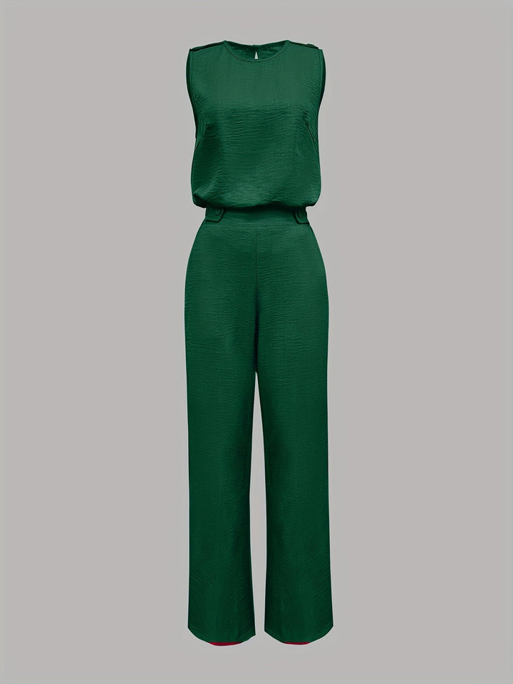 Sleeveless Tank Top and Pants Two Piece Set for Women