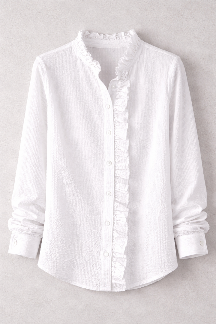 Draped Fit Pleated Shirt for Women
