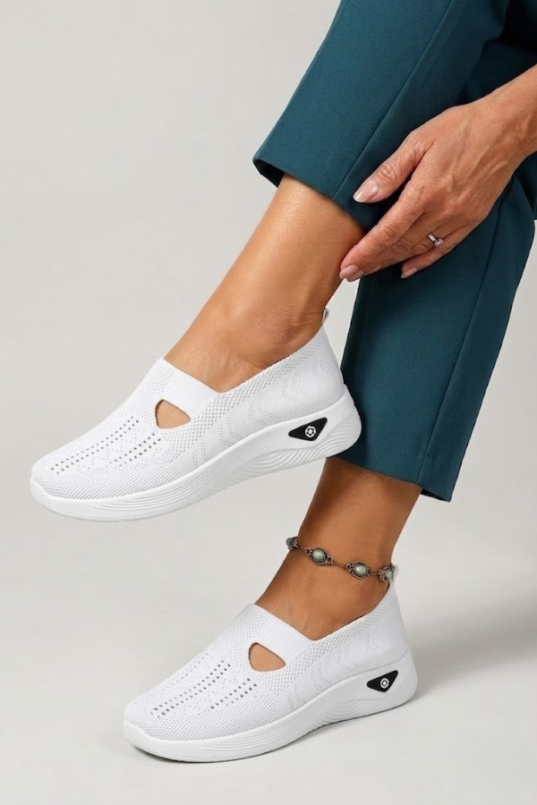 Womens Orthopaedic Slip On Shoes Cushioned Sole Breathable