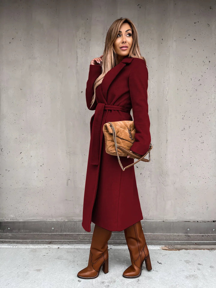 Red coat - Elma Boutique