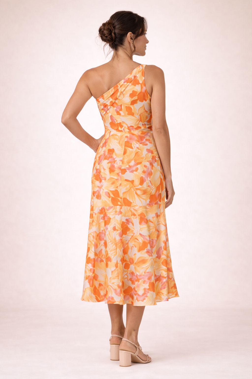 Maxi Dress with Asymmetrical Cut for Summer