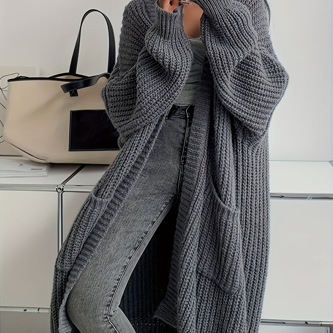 Dark Gray cardigan - Elma Boutique