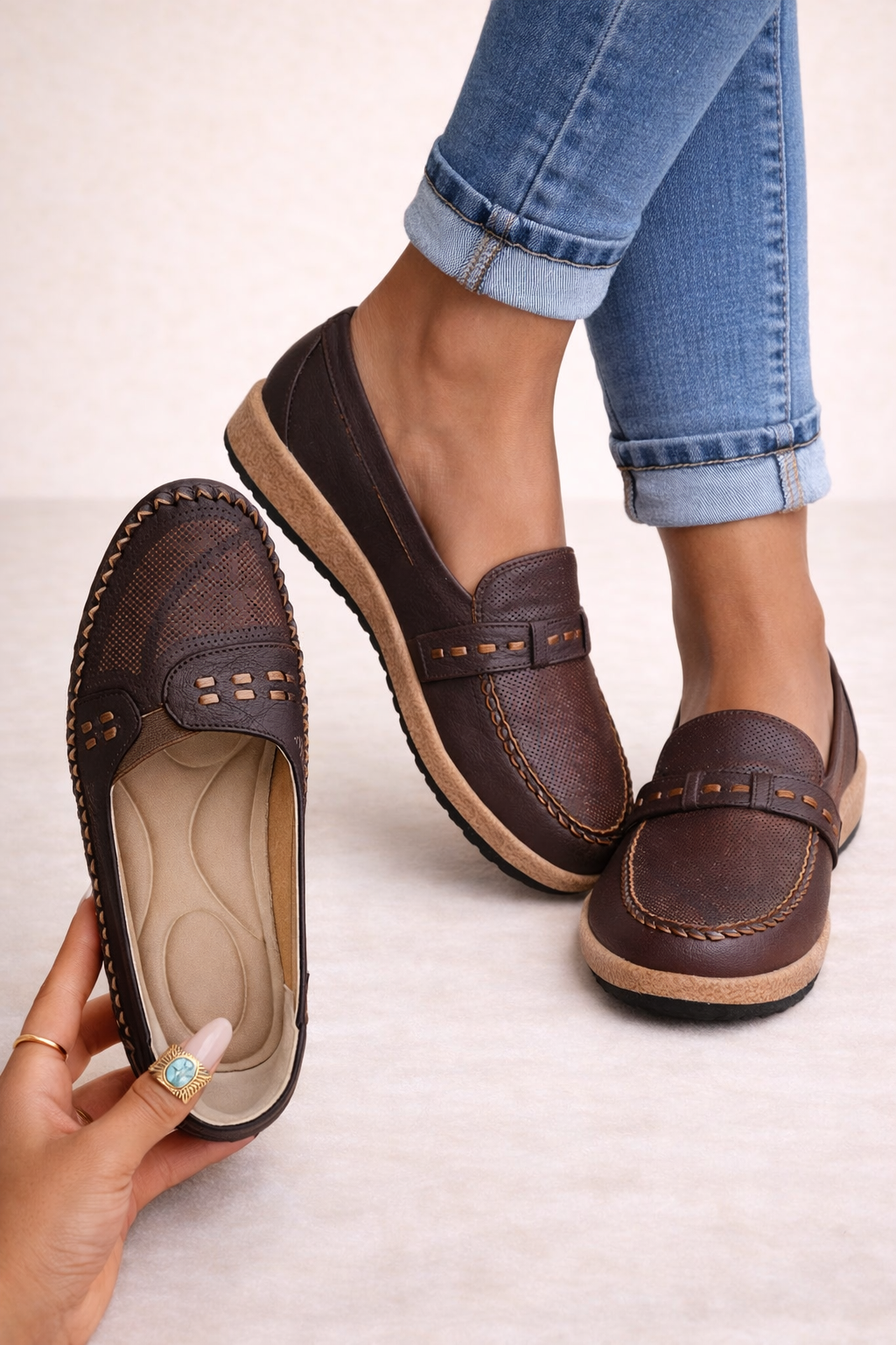 Orthopedic Flats With Arch Support