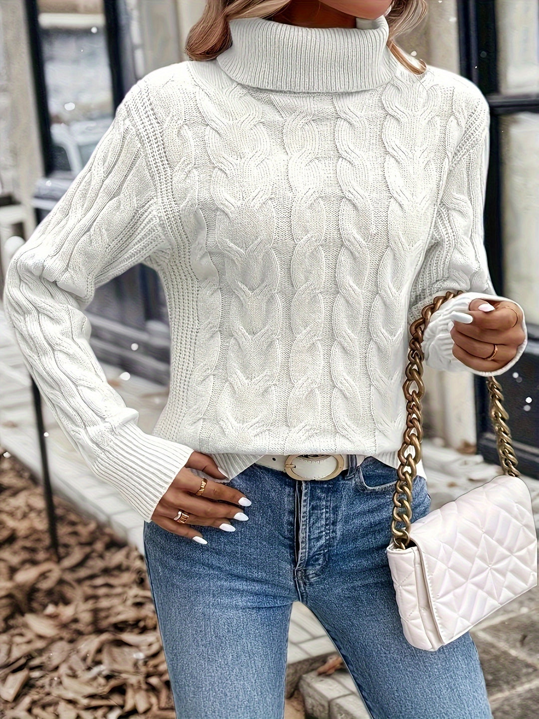 White Sweater - Elma Boutique
