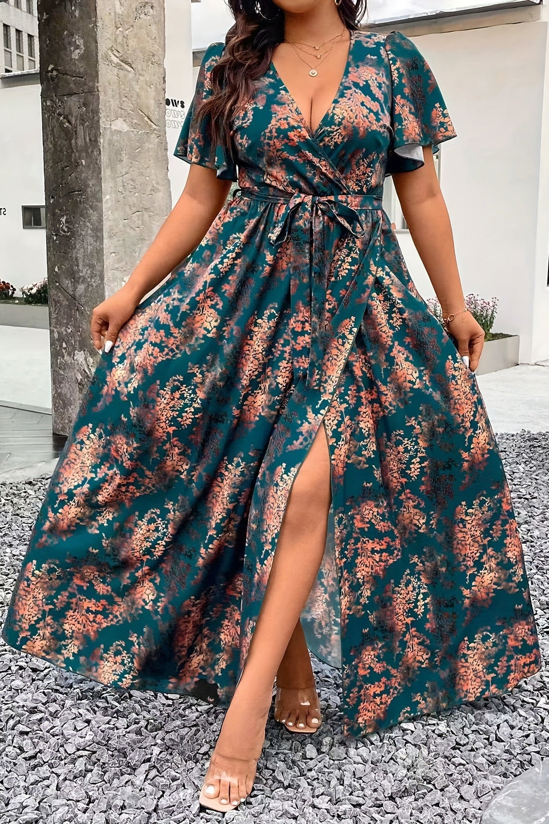 Plus Size Tunic Dress with Pullover Fit