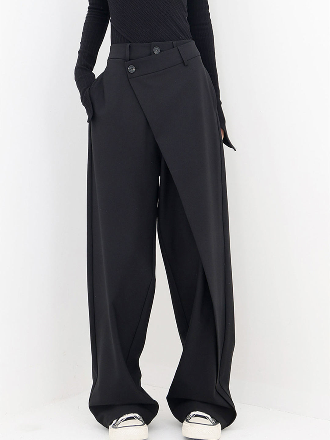 Lina | Asymmetric Baggy Trousers 3