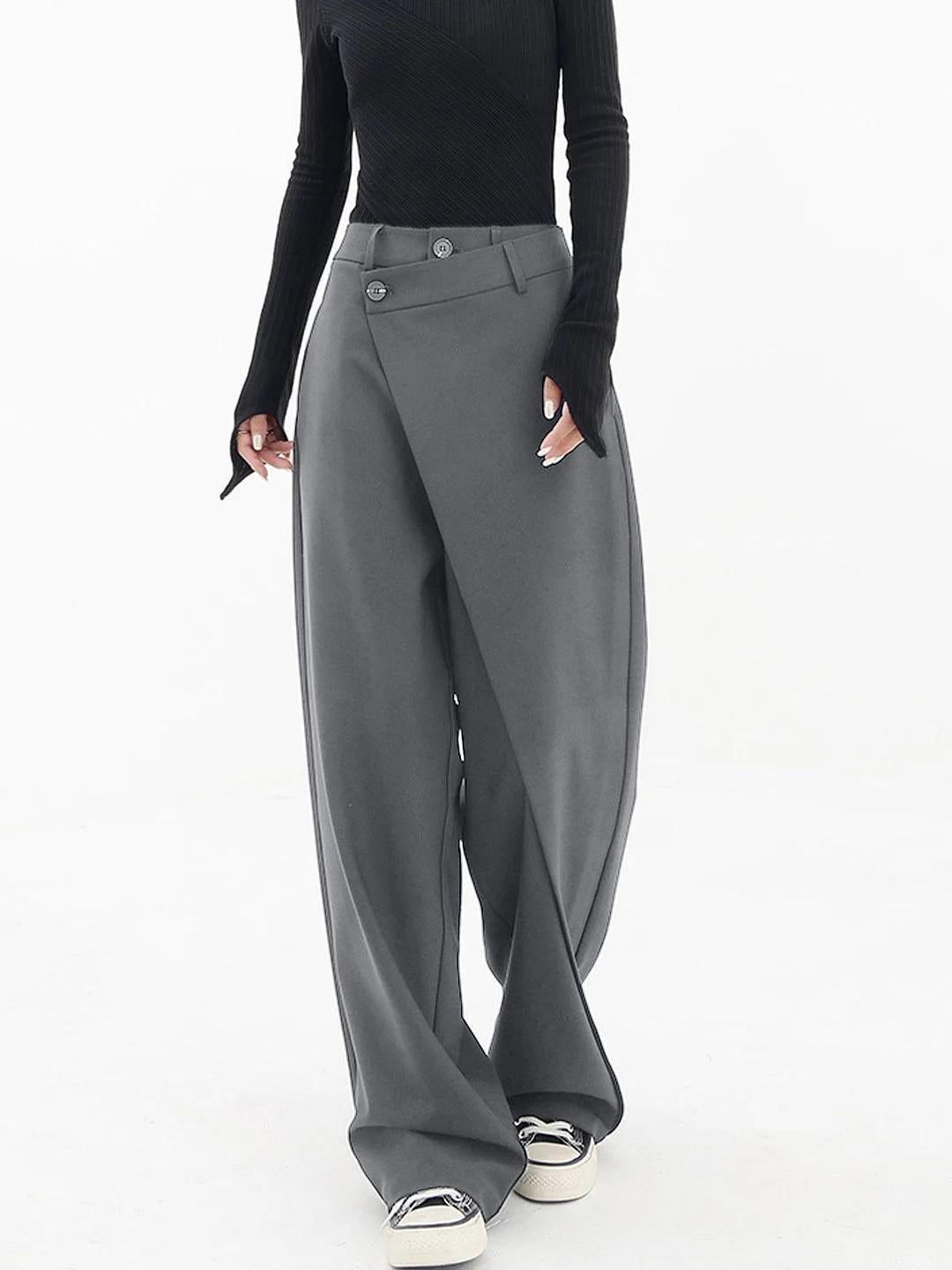 Lina | Asymmetric Baggy Trousers 10