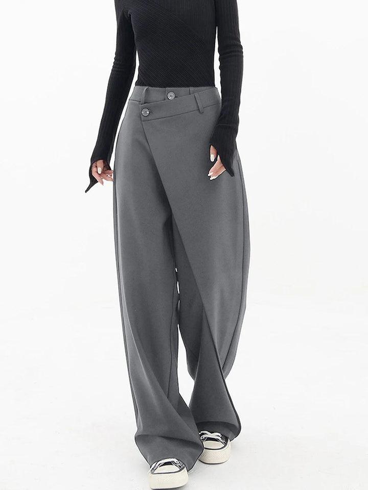 Lina | Asymmetric Baggy Trousers 10