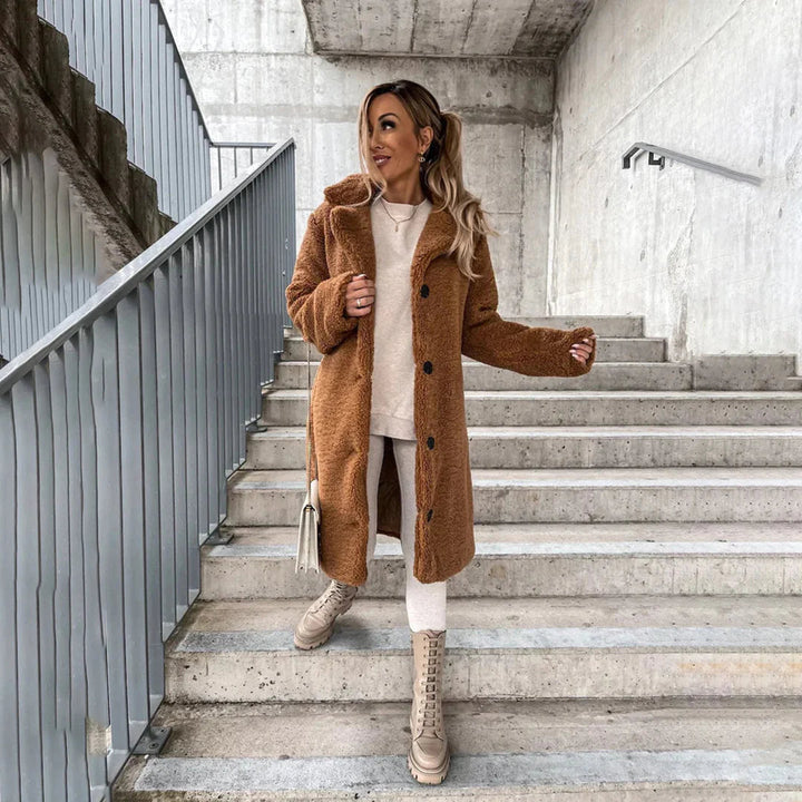 Dark Brown coat - Elma Boutique
