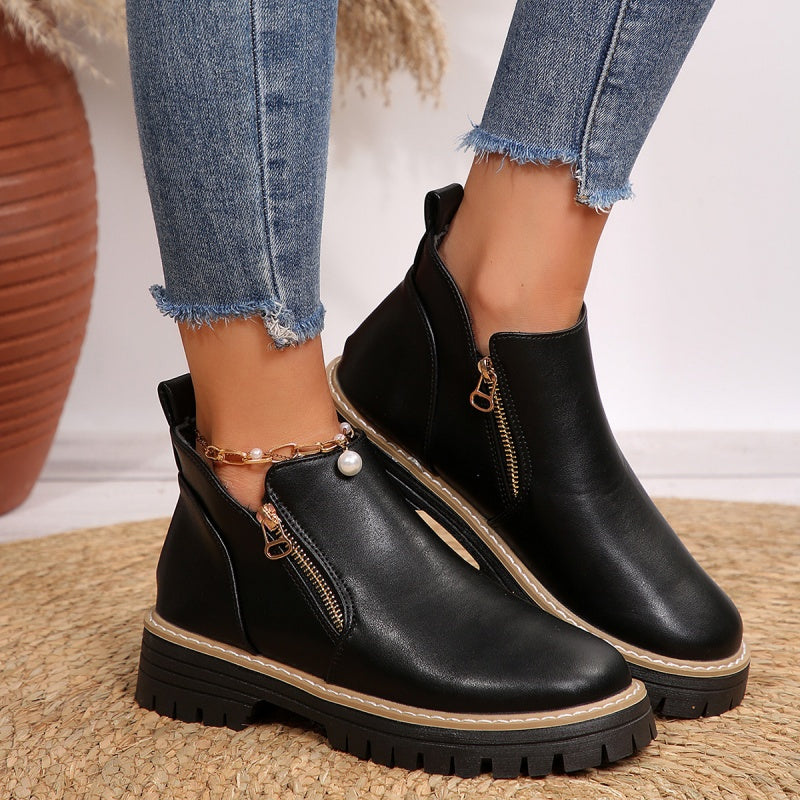 Black ankle boots - Elma Boutique