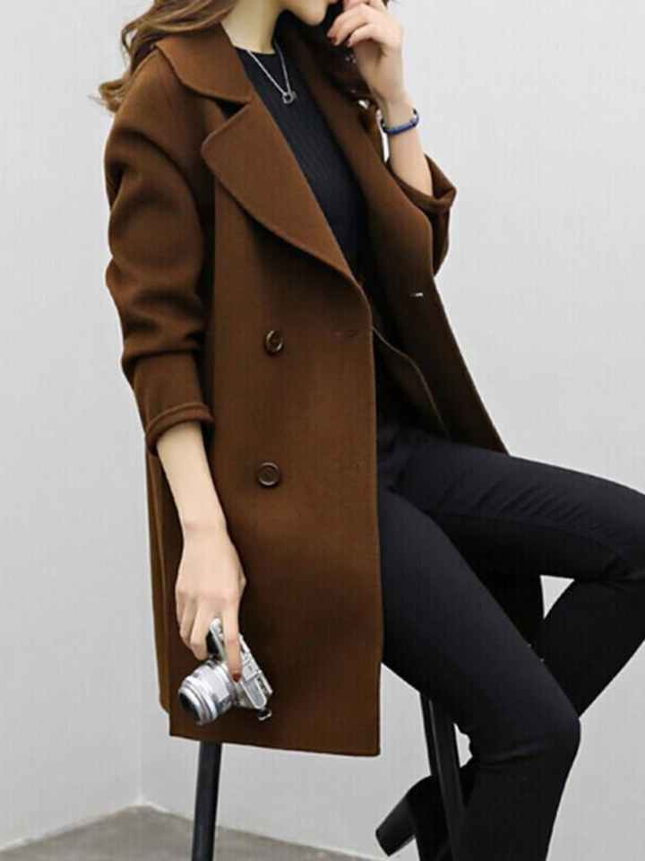 Brown coat - Elma Boutique