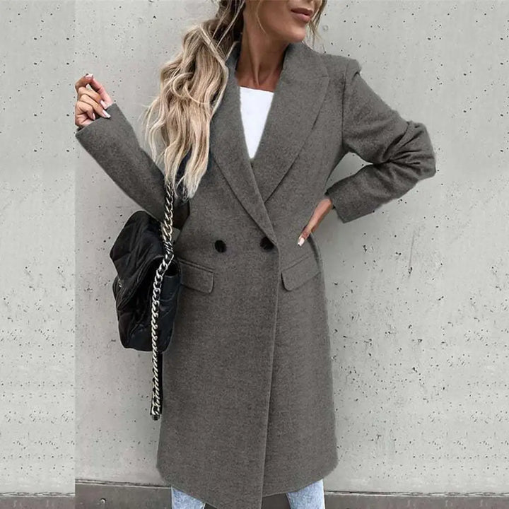 Gray coat - Elma Boutique