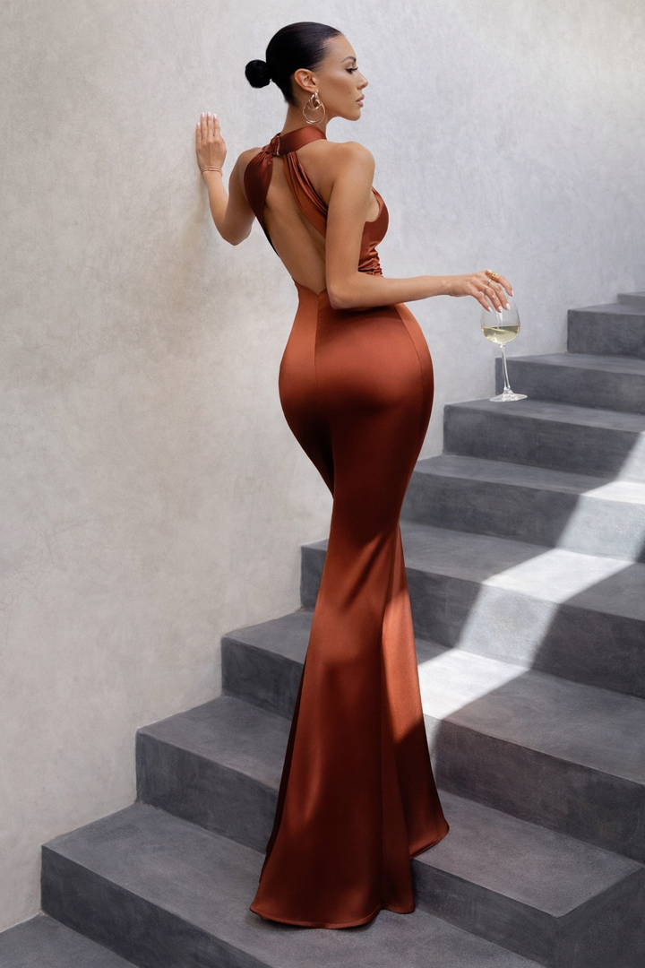 Fishtail Evening Party Long Dress