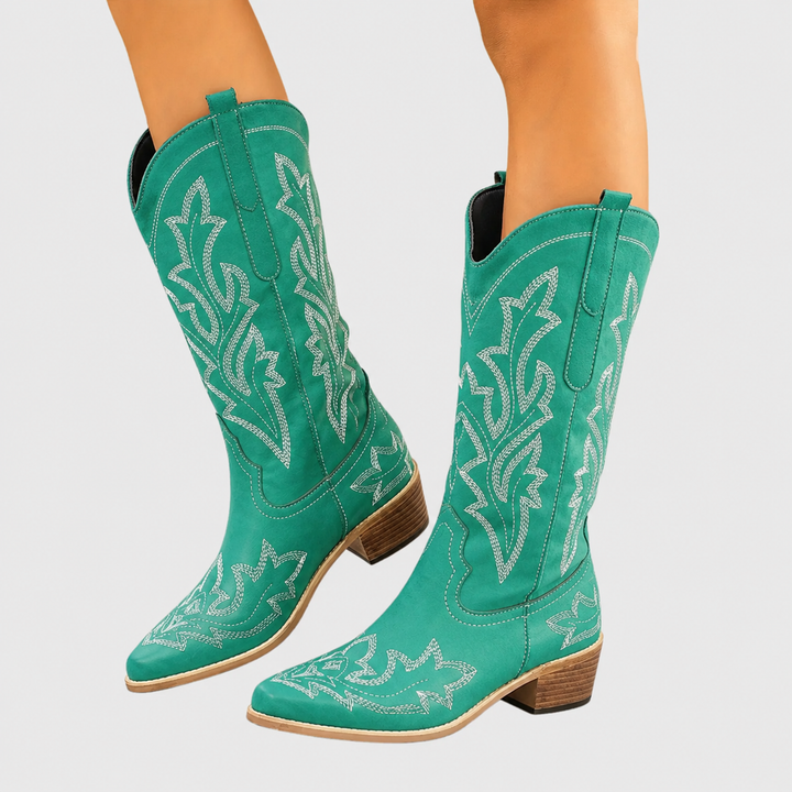 Green boots - Elma Boutique