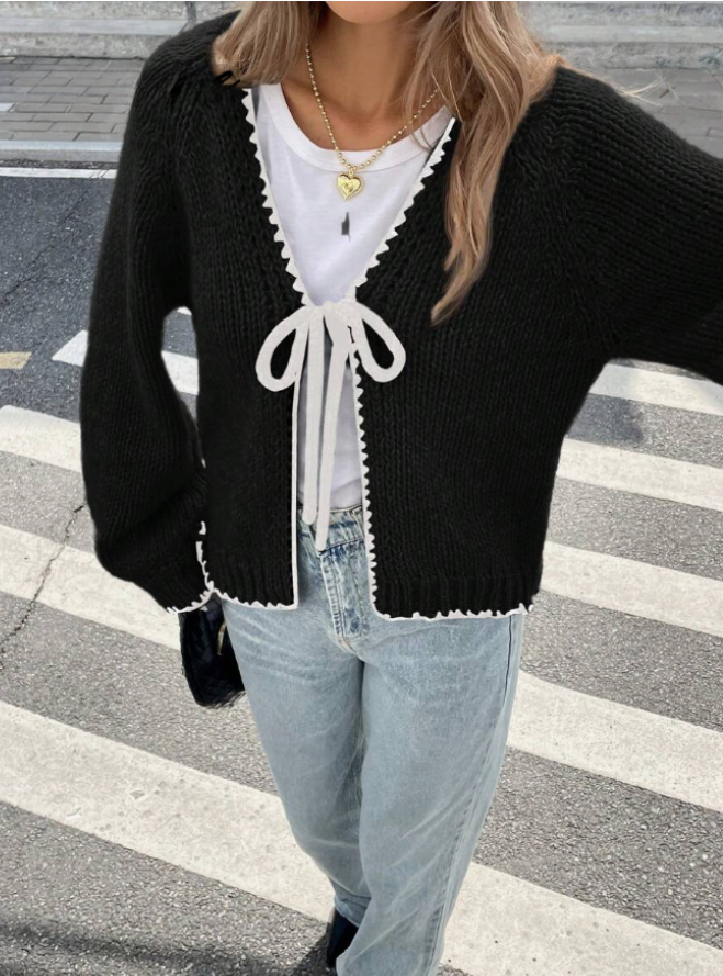 Black cardigan - Elma Boutique