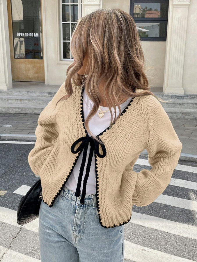 Beige cardigan - Elma Boutique