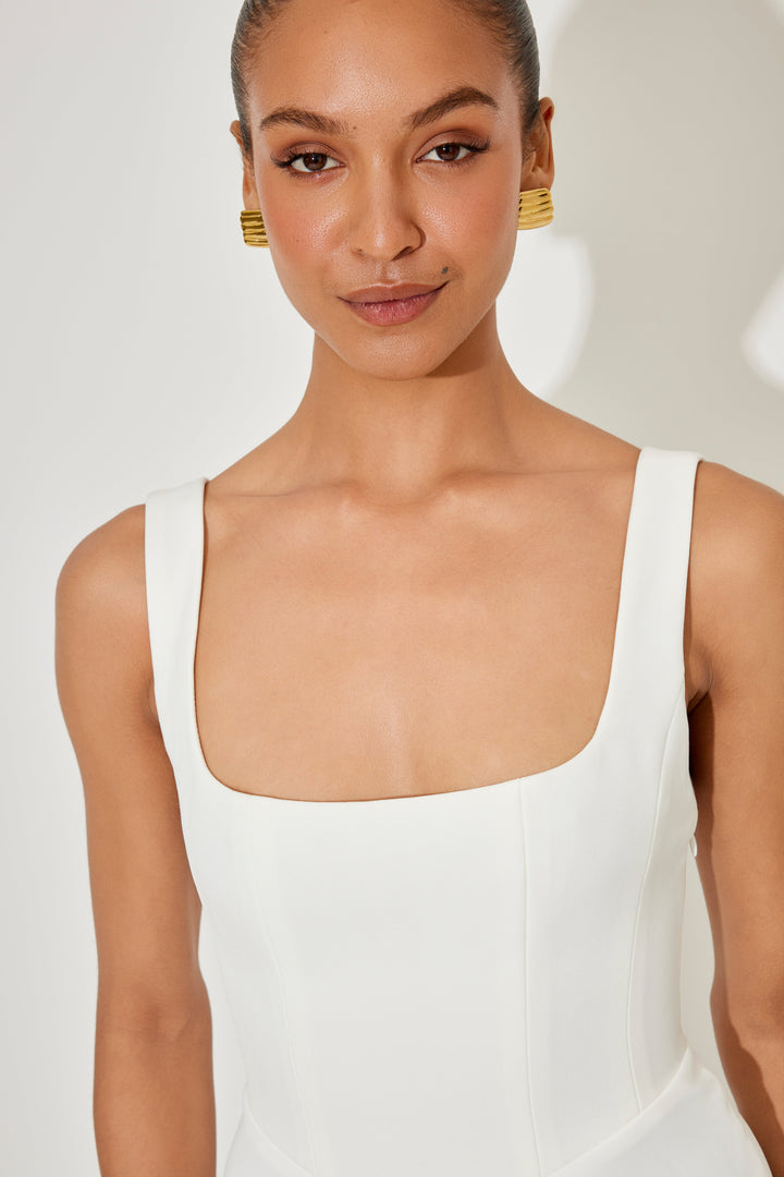 Timeless Flowy Midi Dress detail view