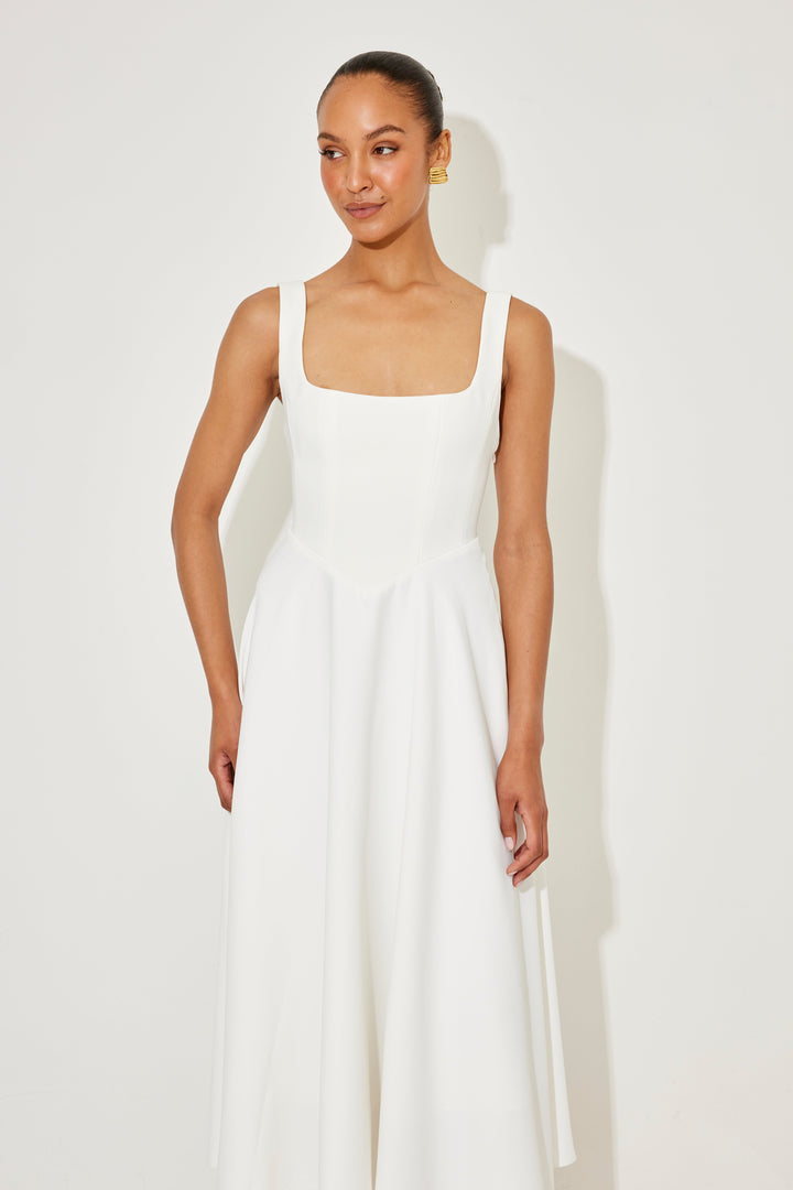 Timeless Flowy Midi Dress detail view