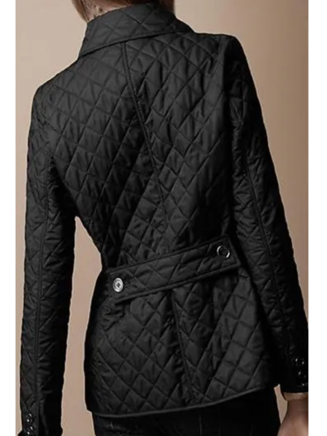 Quilted jacket detail - Elma Boutique