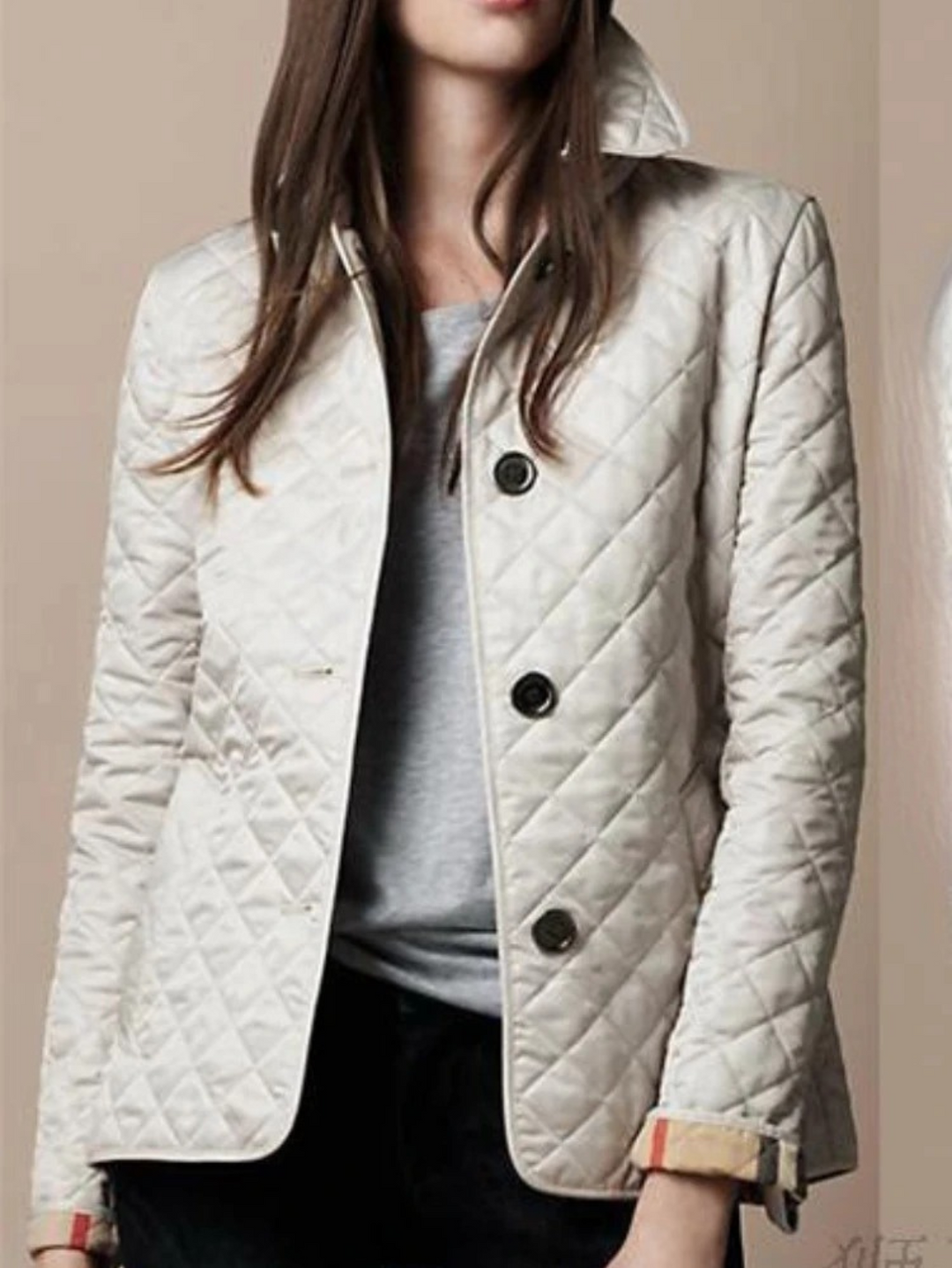 White quilted jacket - Elma Boutique