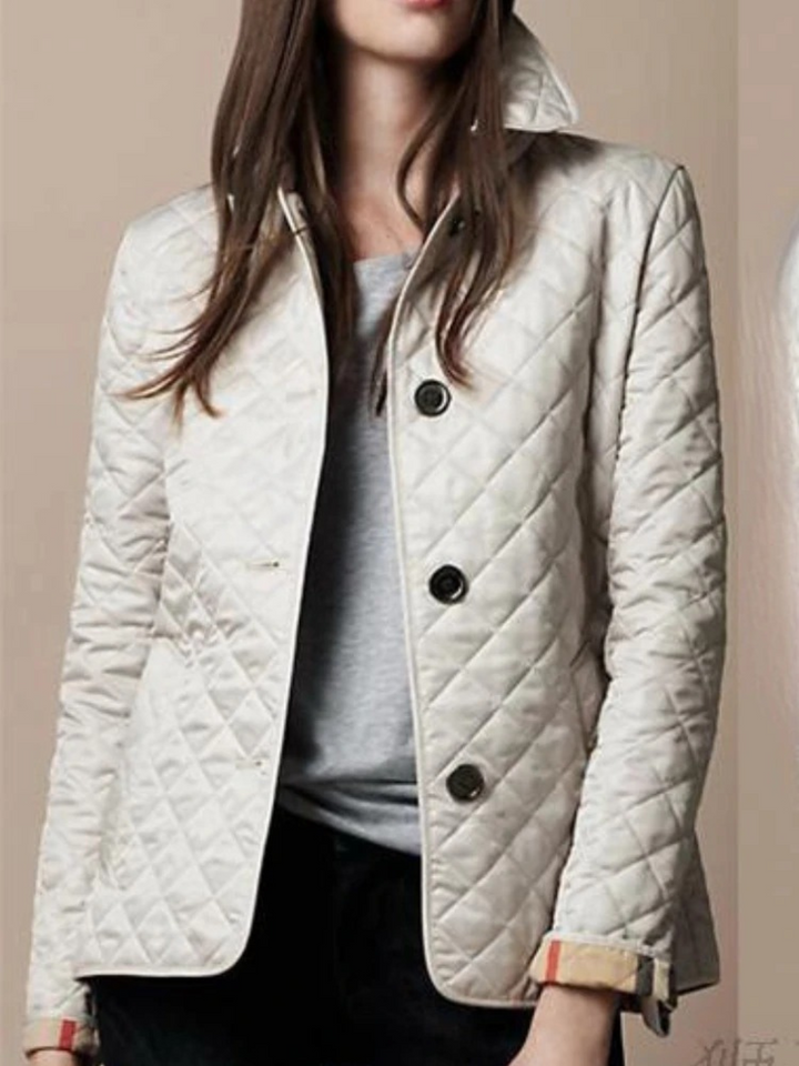 White quilted jacket - Elma Boutique