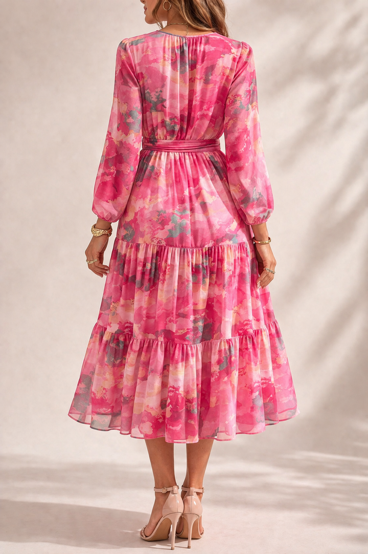 Floral Flowing Maxi Dress Wedding