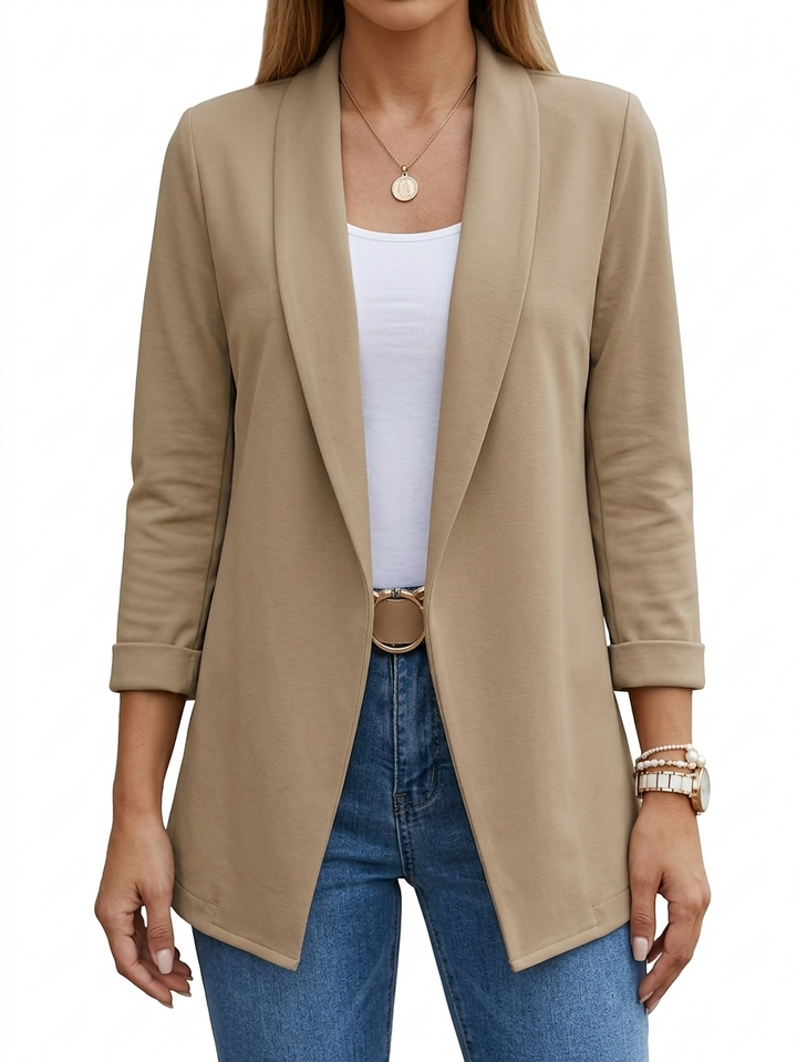 Beige blazer - Elma Boutique