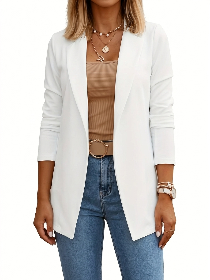 White blazer - Elma Boutique