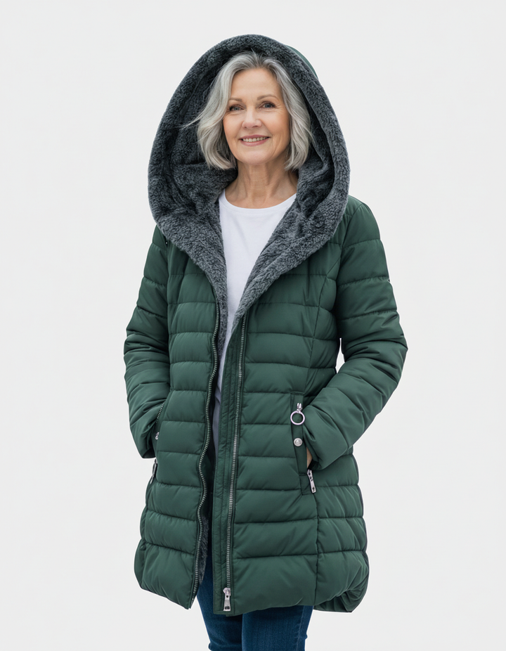 Puffer jacket detail - Elma Boutique