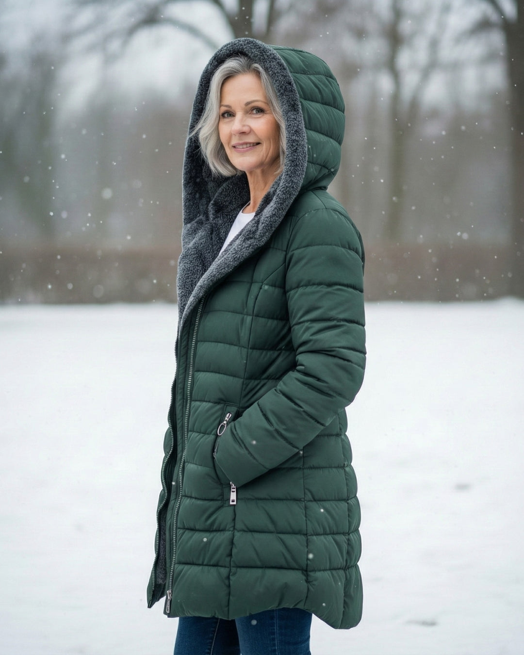 Puffer jacket detail - Elma Boutique