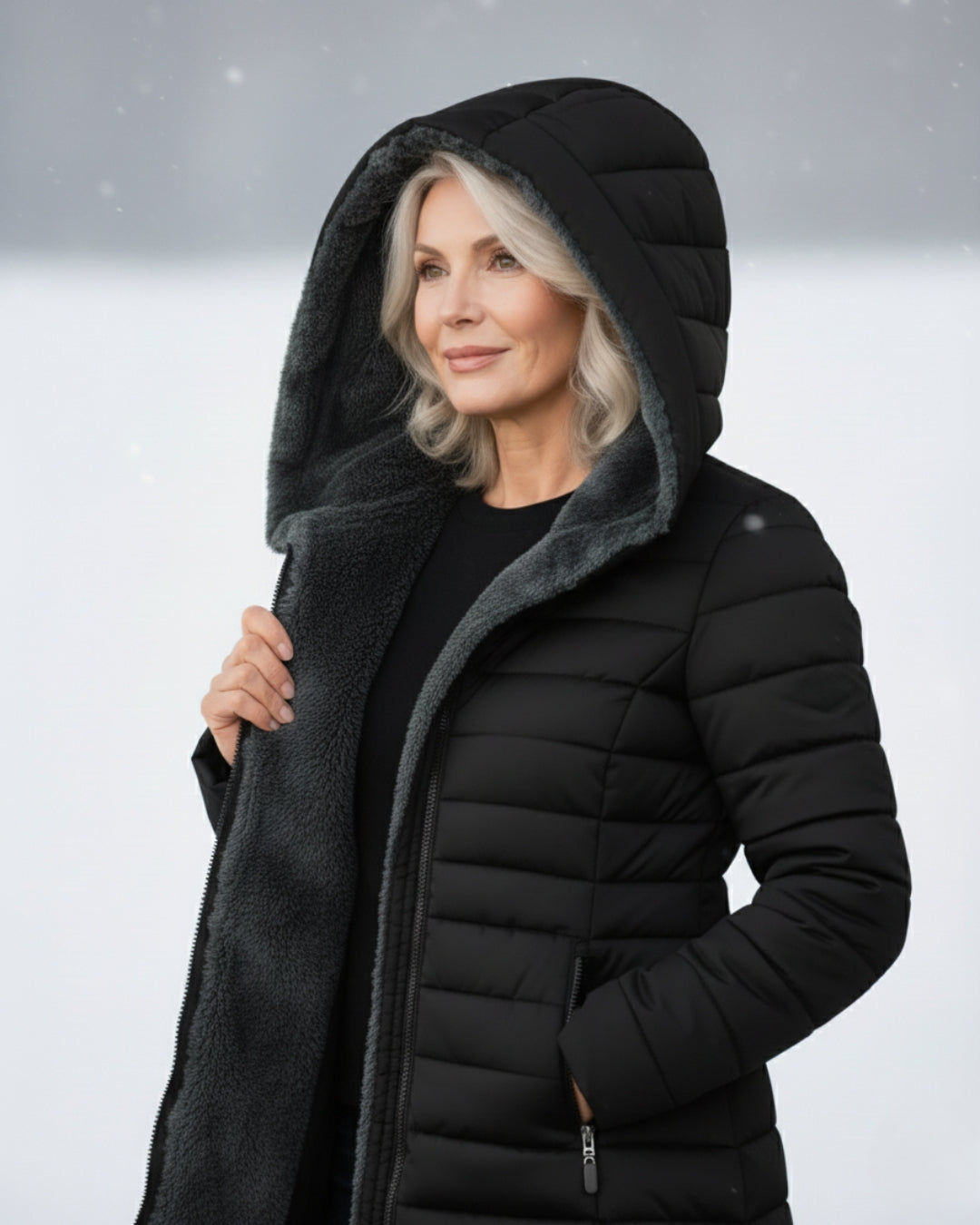 Puffer jacket detail - Elma Boutique