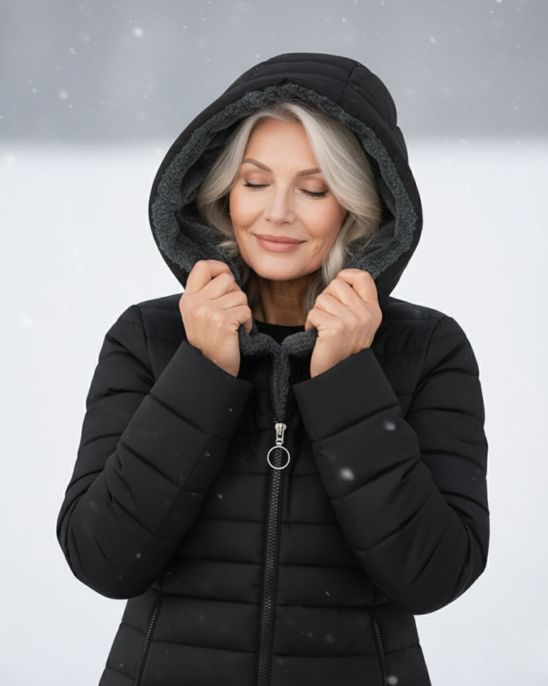 Puffer jacket detail - Elma Boutique