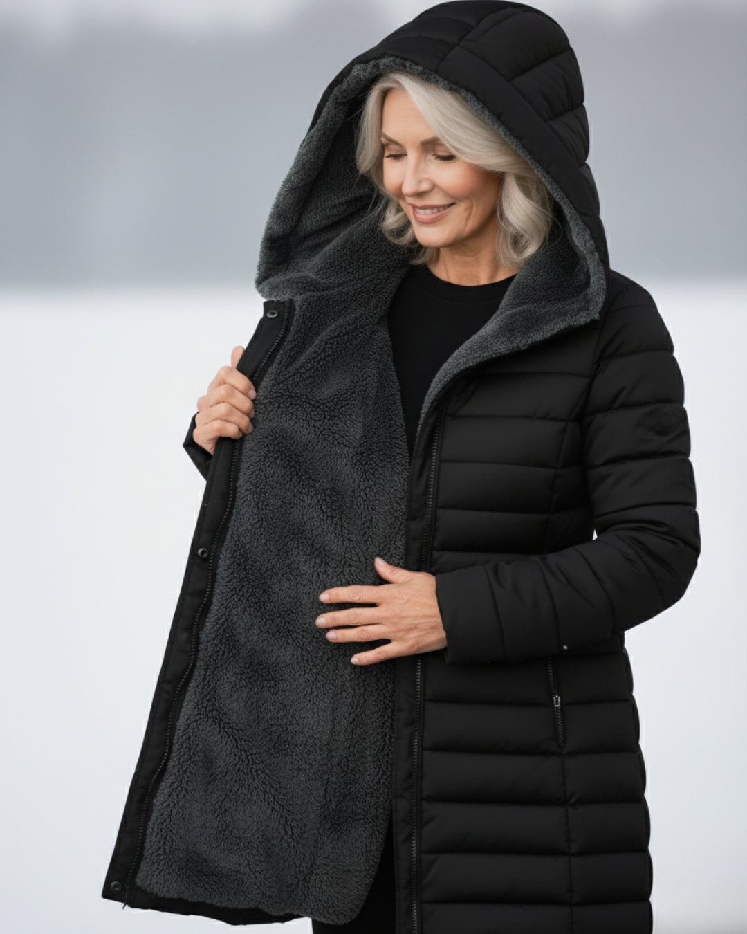 Puffer jacket detail - Elma Boutique